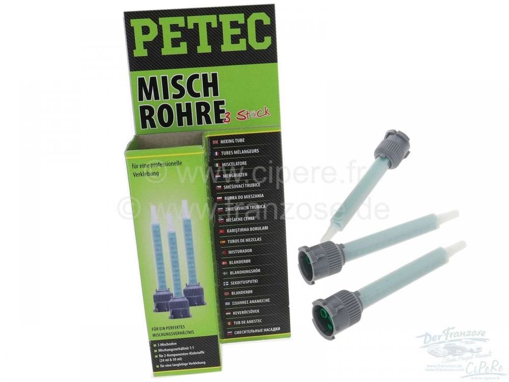 Citroen-2CV - Vloeibare metalen mengbuizen (set van 3). Geschikt voor ons artikelnummer 21084.