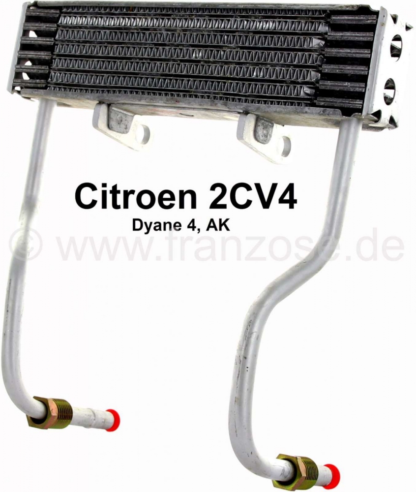 Citroen-2CV - Oliekoeler. Geschikt voor Citroen 2CV4. Reproductie. Of. Nr. 5440575