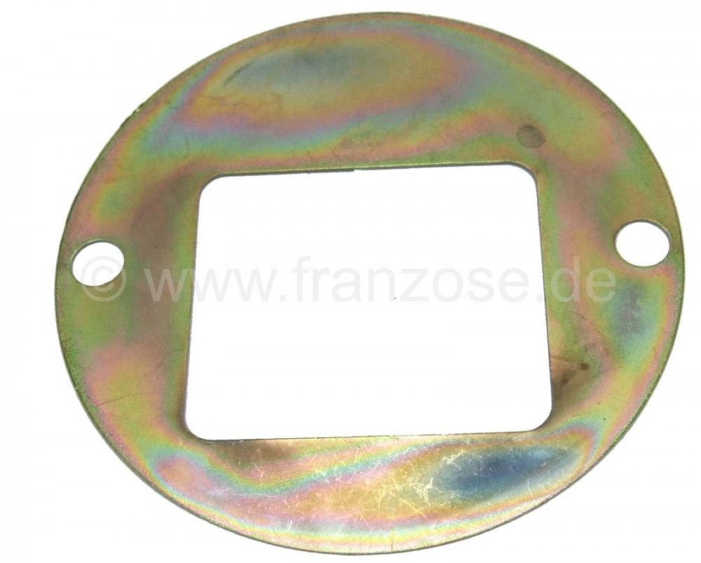 Citroen-2CV - Afschermplaat voor contactbehuizing, gemonteerd voor de centrifugaalgewichten. Voor Citroe