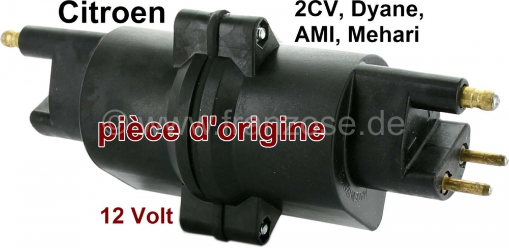 Citroen-2CV - Bobine Citroen 2CV, 12 Volt, originele fabrikant. Geen replica! Als de 2CV stottert, is de