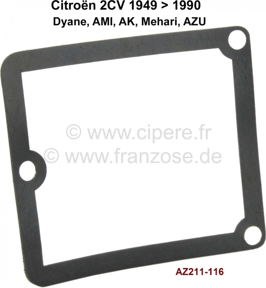 Citroen-2CV - Pakking contacthuisdeksel voor Citroen 2CV4+6.