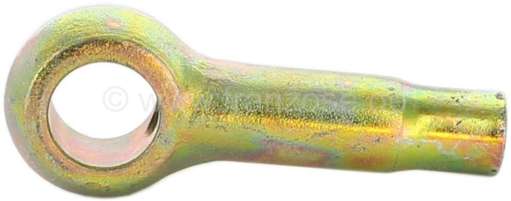 Citroen-2CV - Verstelbare veerpoot met oog. Oude versie (gemonteerd tot modeljaar 11/1971, maar past op 