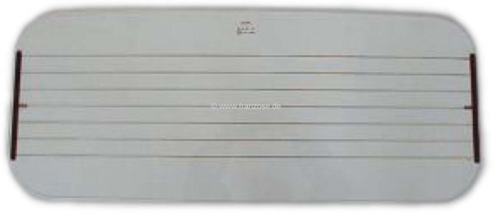 Renault - 2CV, achterruit helder, verwarmbaar, niet geschikt voor kleine achterruit. Speciale verzen