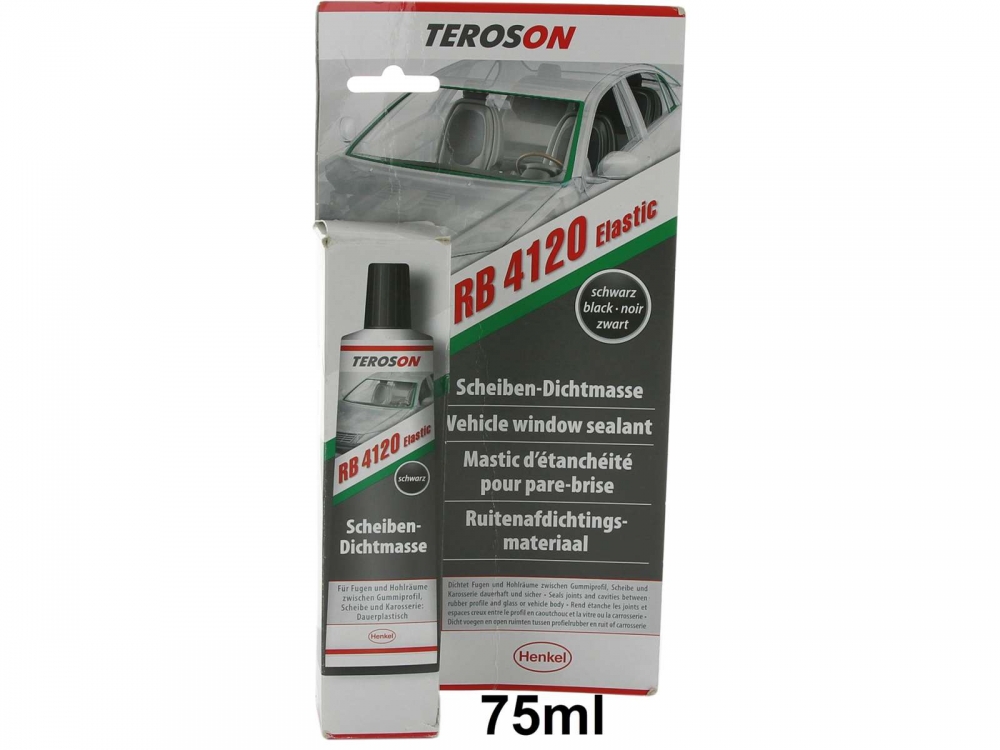 Renault - Blijvend elastische ruitenkit. Origineel Teroson! tube van 75 ml. Toepassing : Ideaal voor