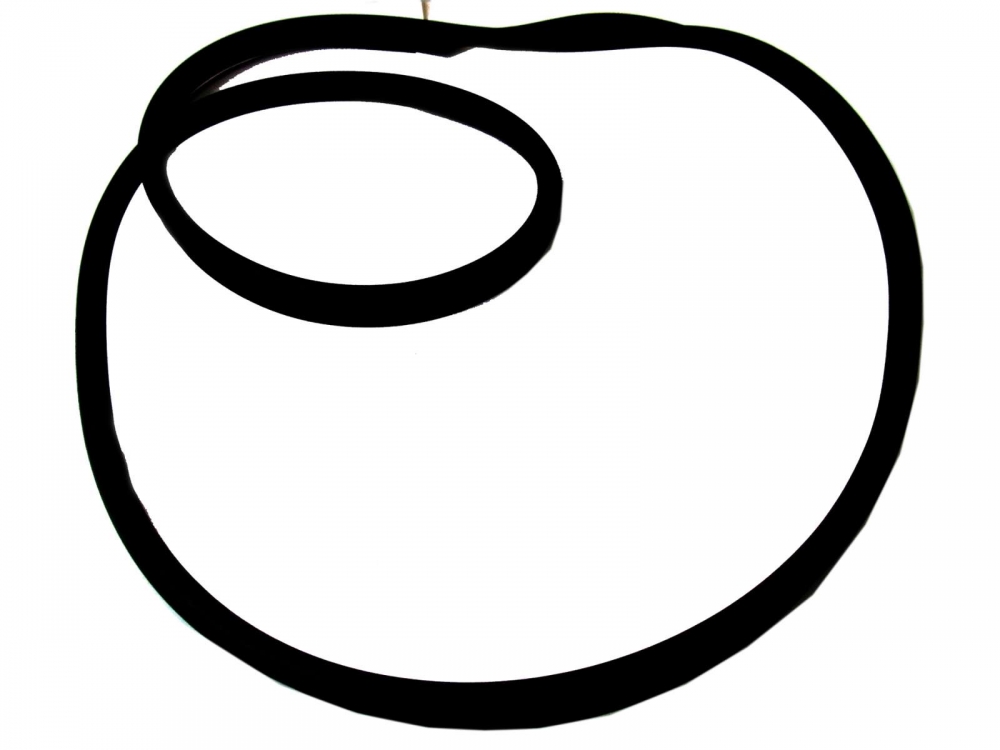 Citroen-2CV - Dyane, voorruitrubber voor Citroën Dyane + Acadyane.