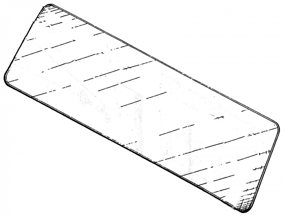 Renault - 2CV, heldere voorruit. Gelaagd glas. Speciale verzendkosten!