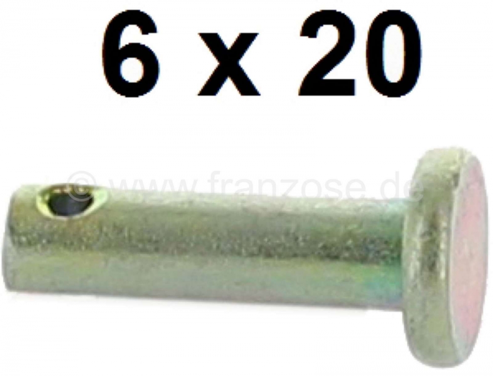 Citroen-2CV - Bout om de vork van de koppelingskabel aan te sluiten op de pedalen en voor de handremhend