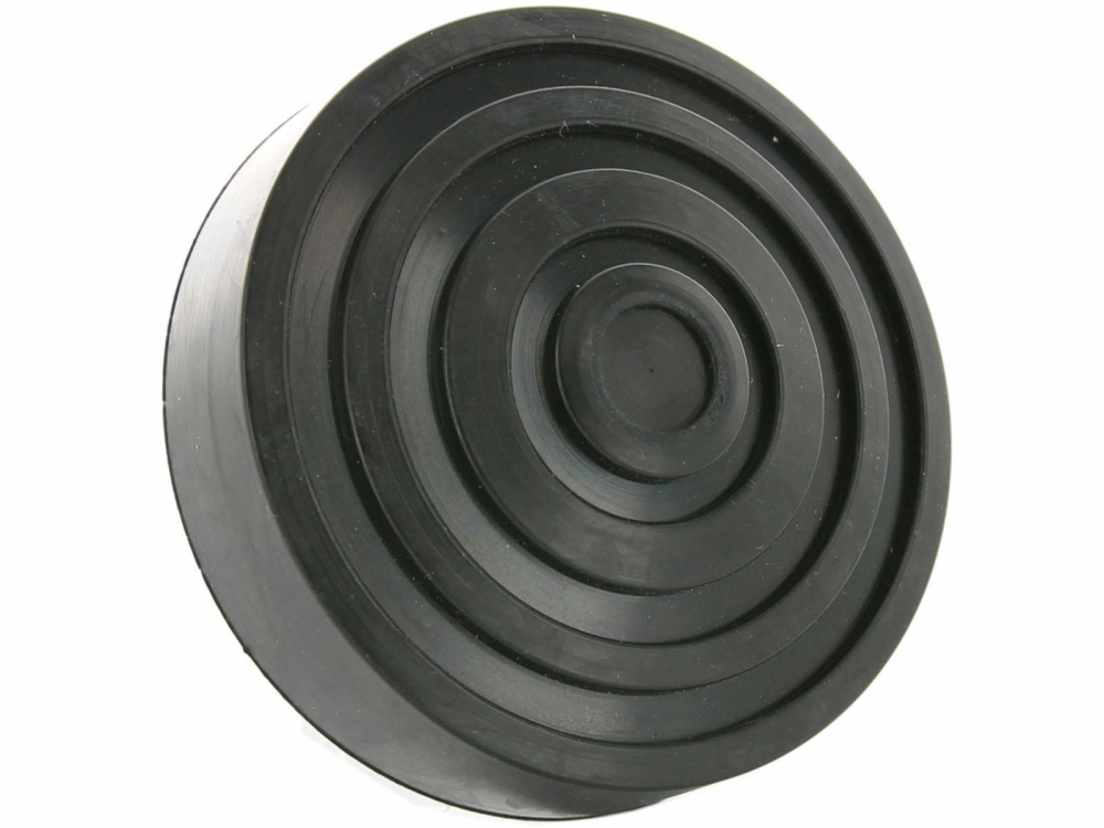 Citroen-2CV - Pedaalrubber rond, voor Citroen 2CV met rechtopstaande pedalen. (55 mm montage)