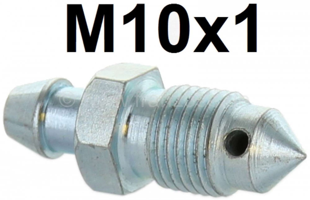 Renault - Ontluchtingsschroef M10x1. Geschikt voor Citroen 2CV tot ca. bouwjaar 1975 (voertuigen met