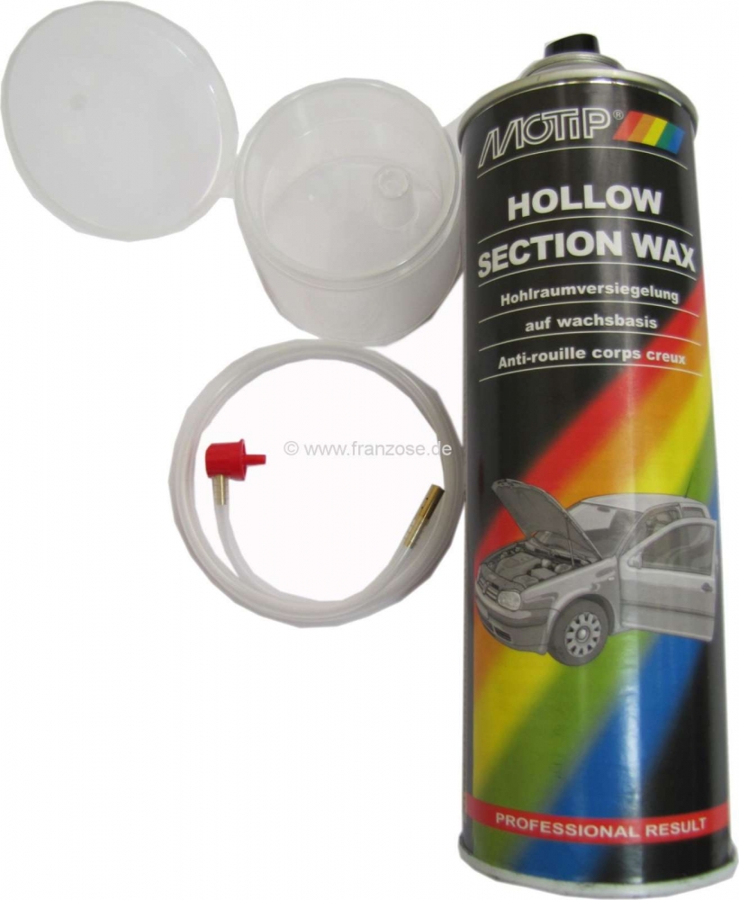 Citroen-2CV - Caviteit conserveringsmiddel, in een spuitbus. 500 ml. Incl. spouwsonde