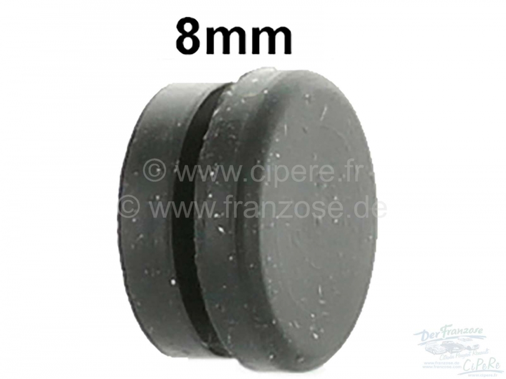 Sonstige-Citroen - Rubber afdichtplug, 8 mm. Voor het afdichten van gaten voor bijvoorbeeld spouwafdichting. 