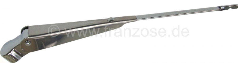 Citroen-2CV - Roestvrijstalen ruitenwisserarm, voor Citroen 2CV. De wisserarm is recht en niet schuin! D