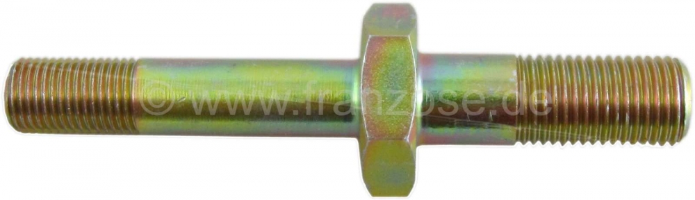 Citroen-2CV - Schokdemperbout op de veerpot, geschikt voor Citroen 2CV. 12mm diameter. Voor 26mm gereeds