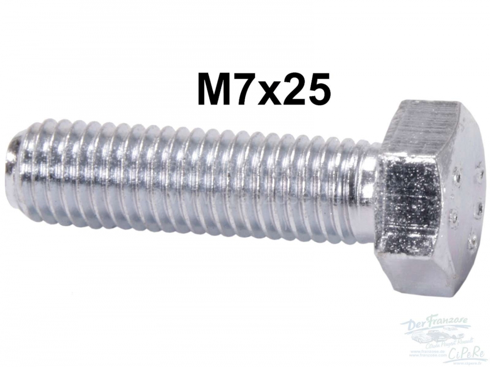 Renault - M7x25 / gegalvaniseerde schroef