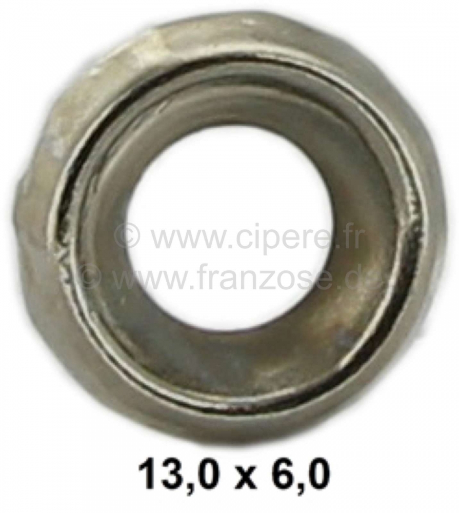 Sonstige-Citroen - Vernikkeld rozet. Voor 5mm schroef. Buitendiameter: 13mm. Hoogte: 3,0mm.  Deze rozetten we