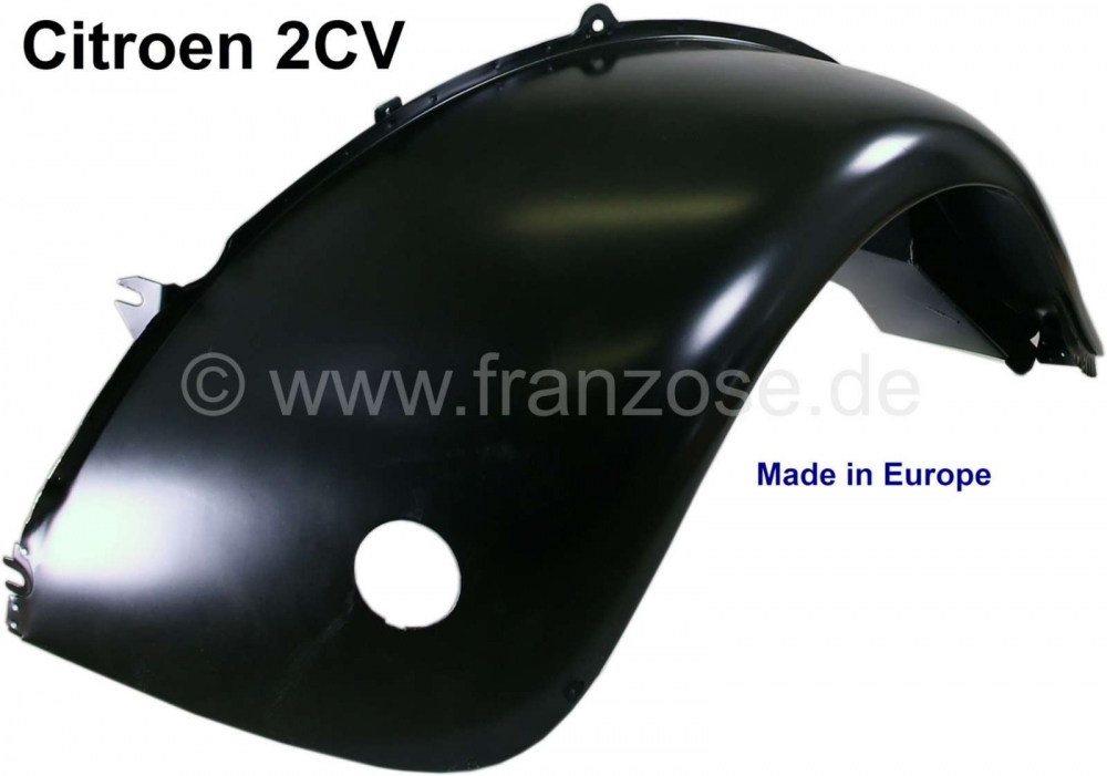 Citroen-2CV - 2CV, voorspatbord links, voor Citroen 2CV. Goede reproductie uit de EU. Wij bieden je de b