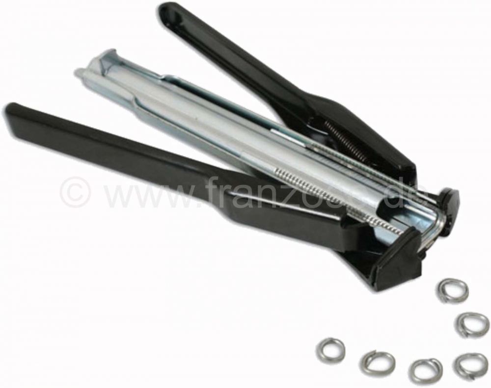 Renault - Automatische bekledingstang voor het monteren van stoelhoezen. De 21049 bekledingsklemmen 