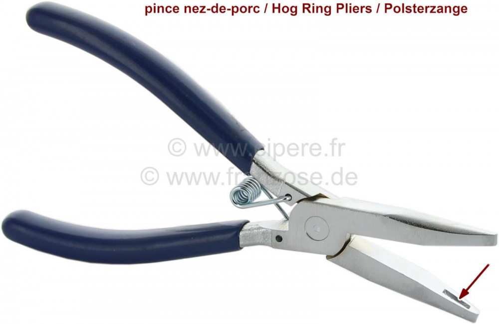 Renault - Bekledingstang voor het monteren van stoelhoezen (werkplaatskwaliteit). De 18420 bekleding