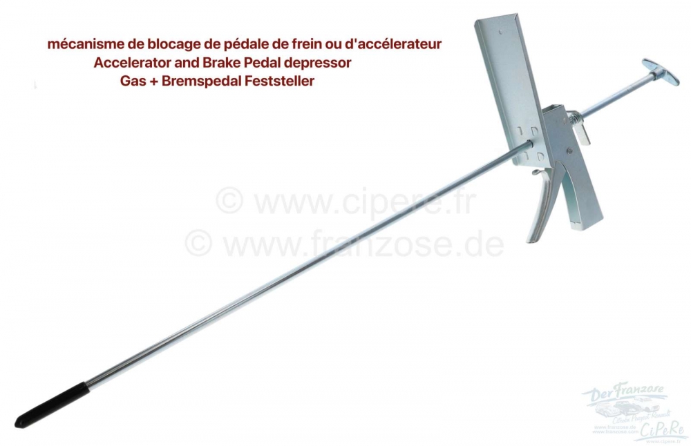 Sonstige-Citroen - Rem + gaspedaal blokkeren. Wie kent het probleem niet? Alleen in de werkplaats, geen vrouw