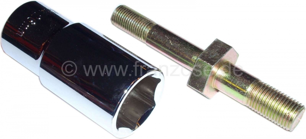 Citroen-2CV - Schokdemperbout 26 lange moer, voor de originele schokdemperbout. Geschikt voor Citroen 2C