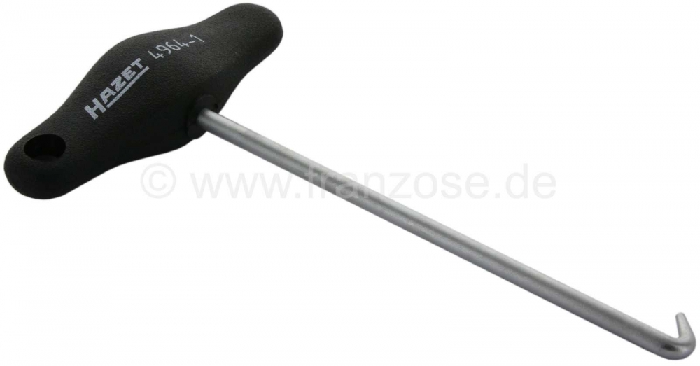 Alle - Trekhaak voor remtrommelveren van HAZET. Uitermate handig wanneer de veren aan de remtromm