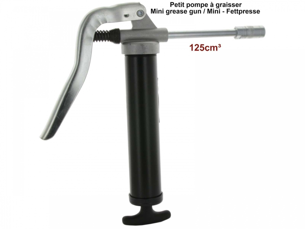 Renault - Vetspuit klein, 120cc. Ideaal voor onderweg en voor moeilijk bereikbare smeernippels!