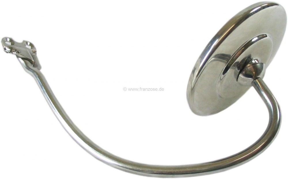 Citroen-2CV - 2CV oud, spiegel links, voor de eerste 2CV's uit de jaren vijftig. (zwanenhals). De spiege