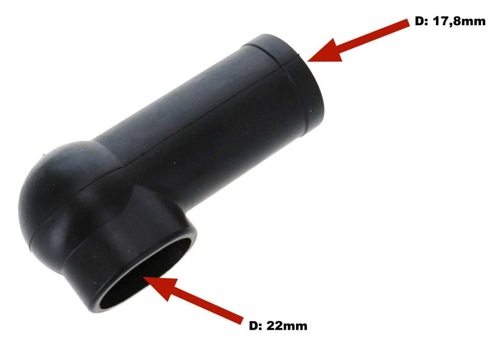 Renault - Rubberen kap voor aansluiting op de startmotor. (beschermkap). Deze dop mag nooit ontbreke