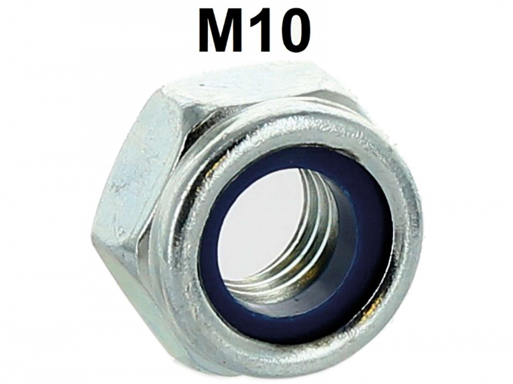 Citroen-2CV - Disselstangmoer, zelfborgend. Voor bevestiging aan de stuurinrichting. Geschikt voor alle 