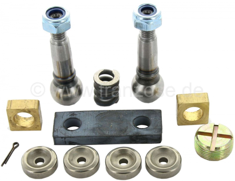 Citroen-2CV - Reparatieset voor de stuurstanggeleider. Geschikt voor Citroen 2CV. Bestaande uit: Bouten 