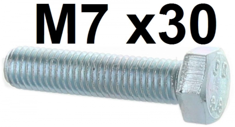 Citroen-2CV - Trekstang, M7 schroef voor de trekstangklem. Geschikt voor Citroen 2CV.