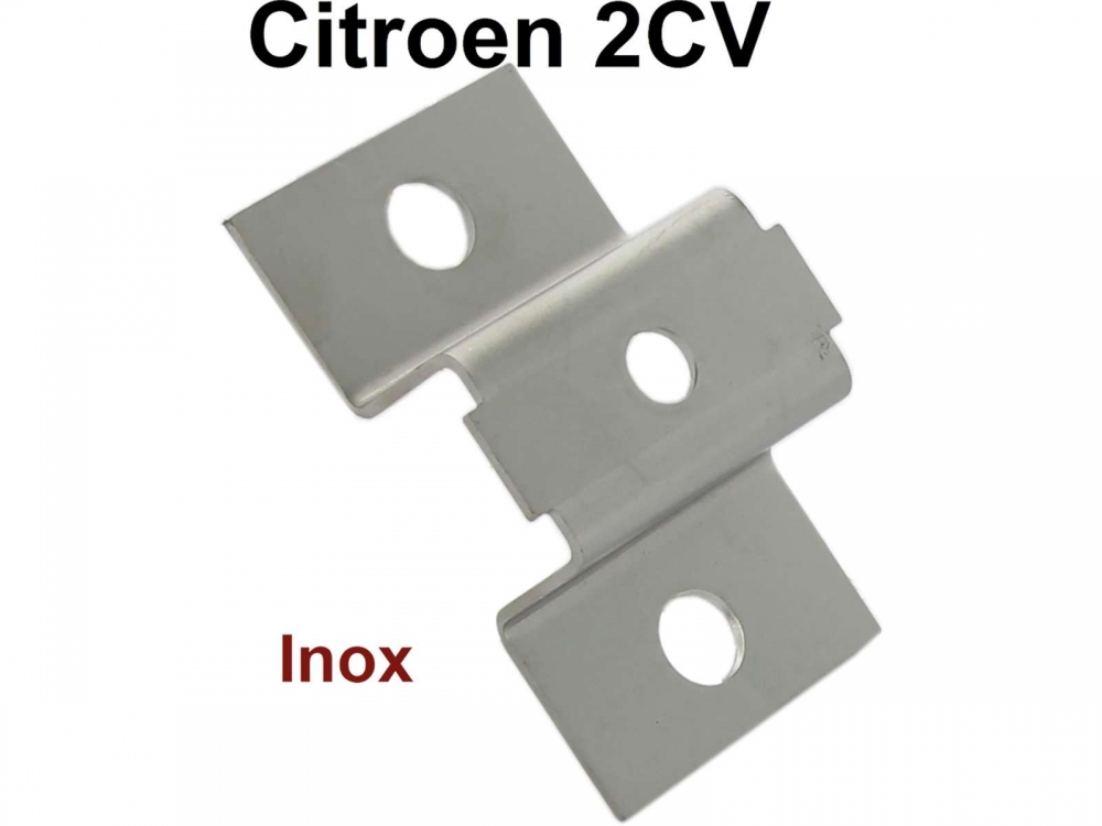 Citroen-2CV - 2CV6, uitlaat achterste demperbeugel, gemaakt van roestvrij staal! Dit is de onderste, ach