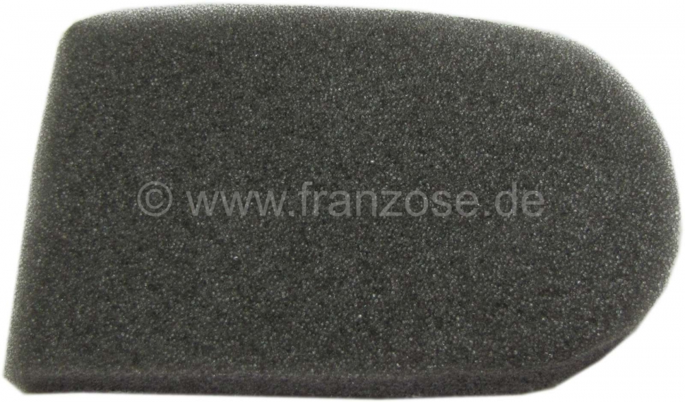 Citroen-2CV - 2CV6, warmtewisselaar (gloeilamp), schuimplaat voor de warmtewisselaarklep. Per stuk! Gesc