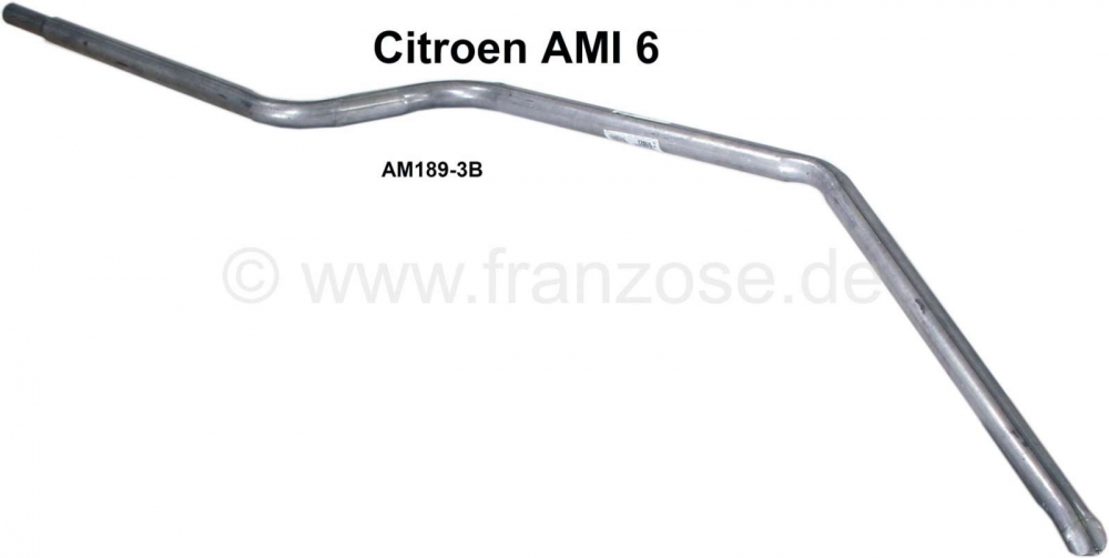 Citroen-2CV - AMI6, uitlaat, geschikt voor Citroen AMI6 + AMI6 Break, vanaf bouwjaar 06/1963 Bestelnr.: 