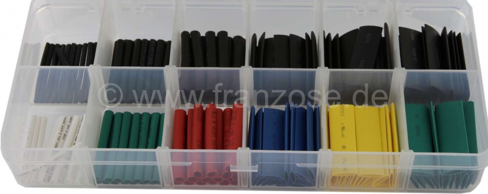 Peugeot - Assortiment krimpkous. (100 onderdelen). Verschillende diameters, verschillende kleuren. Z