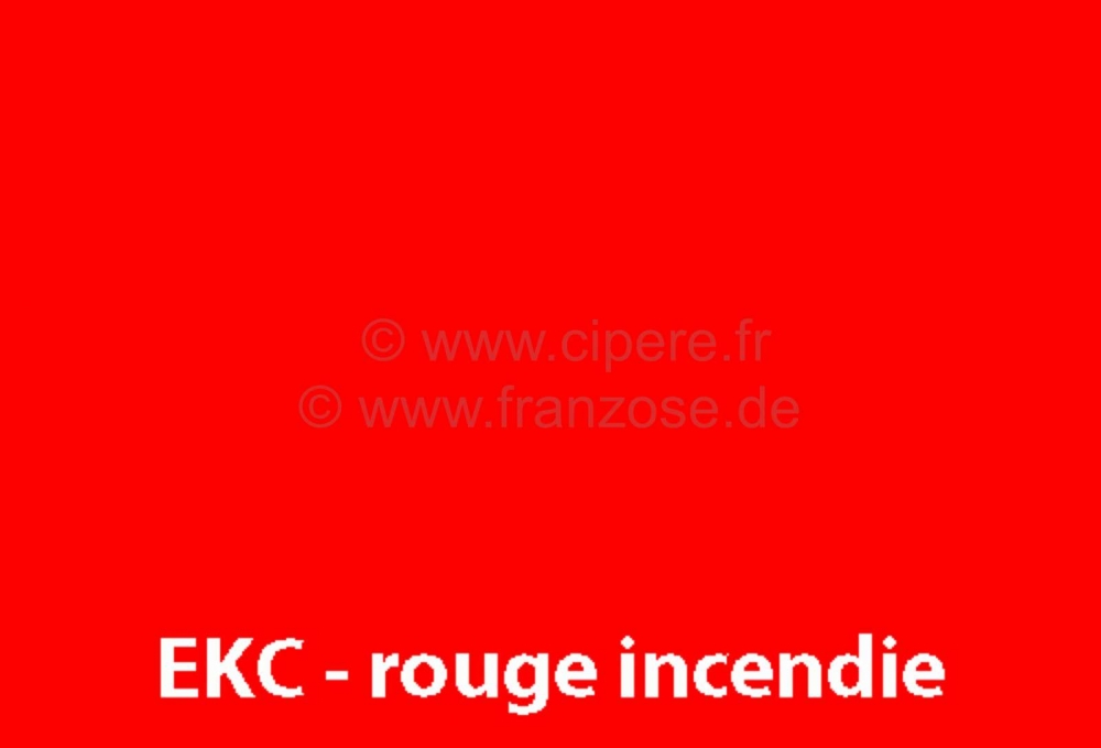 Citroen-2CV - Spuitverf 400ml / EKC rouge incendie Pompiers, vuurrood ACDY 1987 Opgebruiken binnen 6 maa