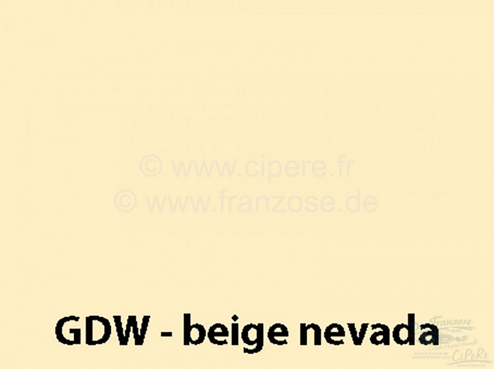 Citroen-2CV - Spuitverf 400ml / GDW / AC 074 Beige Nevada van 9/78 - 9/81 Opgebruiken binnen 6 maanden!