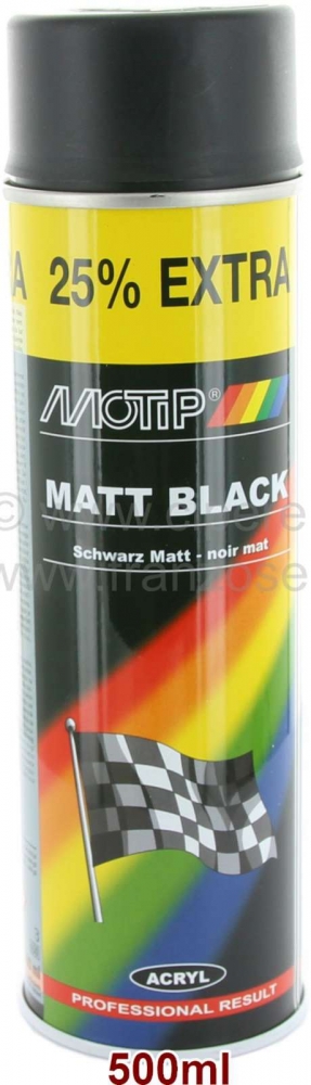 Renault - Spuitverf mat zwart 500ml