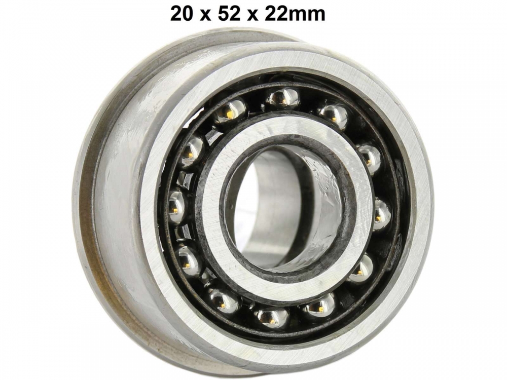 Citroen-2CV - Lager primaire as, voor Citroen 2CV6. Of. Nr: 95572590. Reproductie. Afmeting: 20x52x57x22