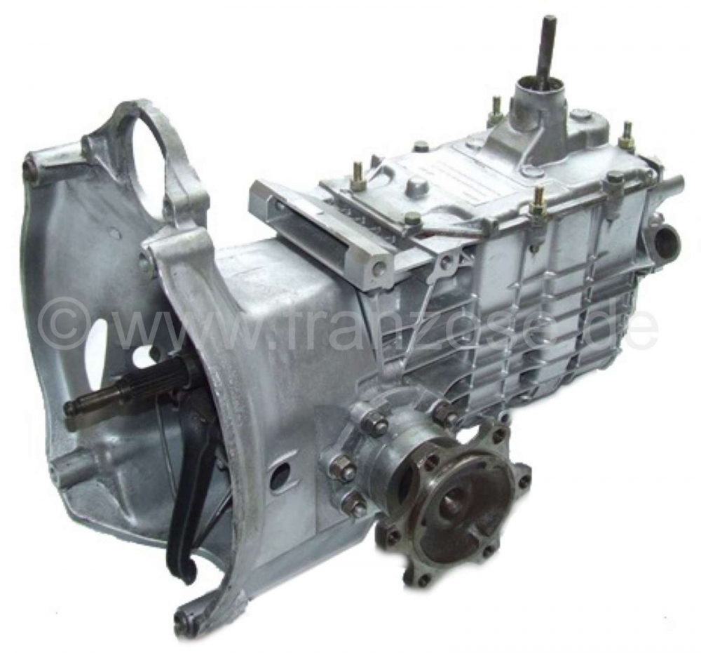 Citroen-2CV - Versnellingsbak in ruil. Geschikt voor Citroen 2CV6 met trommelrem.  250 Euro oud onderdee