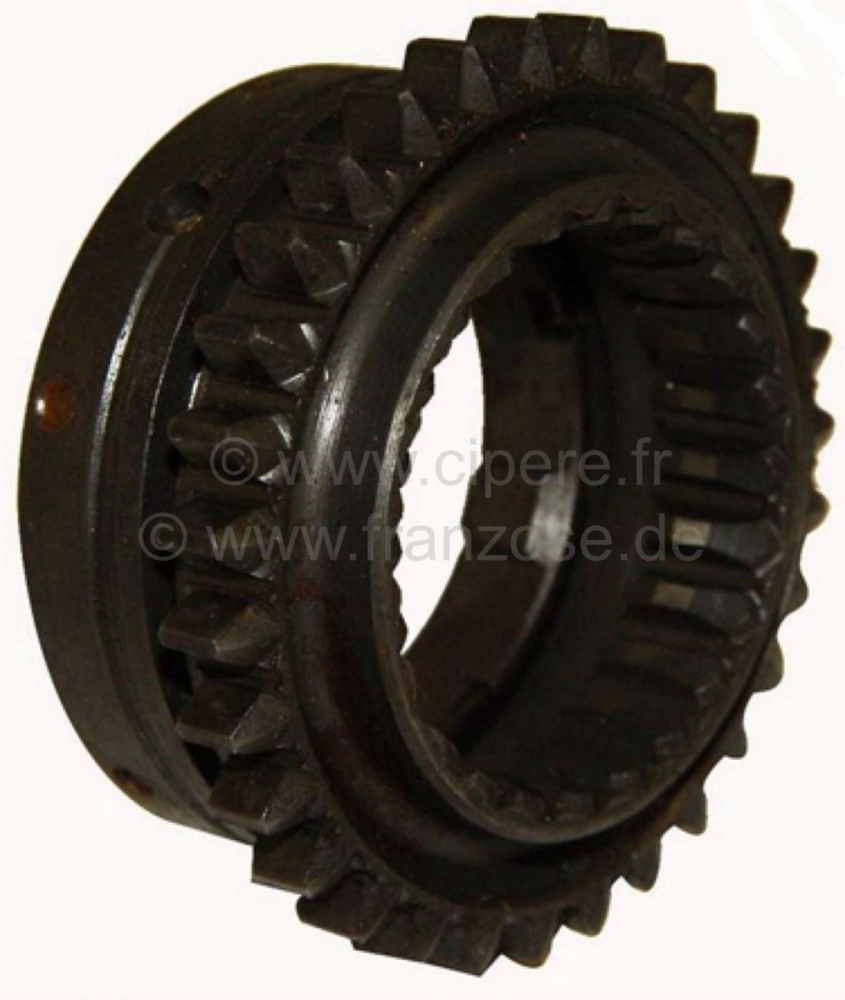 Citroen-2CV - Tandwieloverbrenging, voor 1 versnelling + achteruitversnelling. Geschikt voor Citroen 2CV