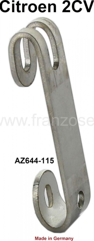 Citroen-2CV - Afbuigingshendel voor heteluchtverdeler (op het schutbord) Citroen 2CV. Or.No. AZ 644 115 