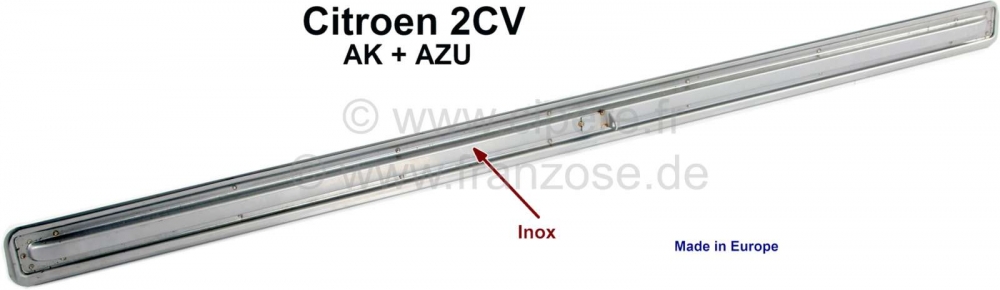 Sonstige-Citroen - 2CV, Ventilatieklep voor Citroën 2CV. Reproductie in roestvrij staal! De ventilatorklep w