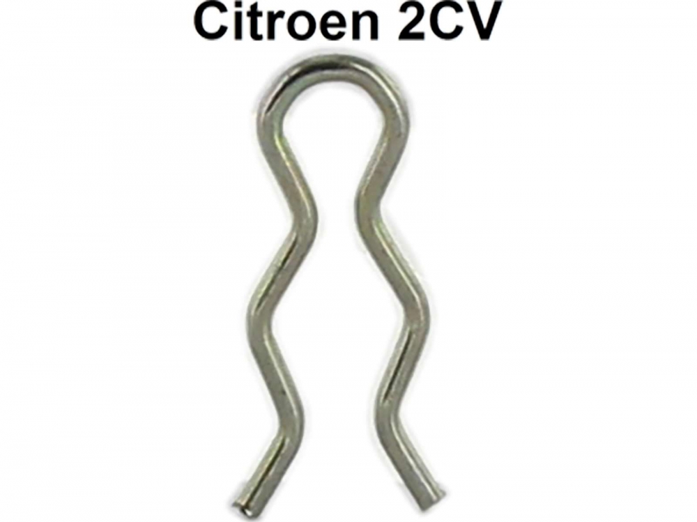 Citroen-2CV - 2CV, ventilatorklep, bevestigingsclip voor de ventilatorventilatorstang. (Steun voor venti
