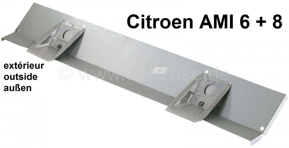 Citroen-2CV - AMI, pedaalvloer buiten (montage op het chassis). Geschikt voor Citroen AMI6 + AMI8 Het pl