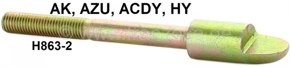 Citroen-2CV - AK400/ACDY/AZU/HY, slotbout voor de achterklep. Of. Nr. H8632