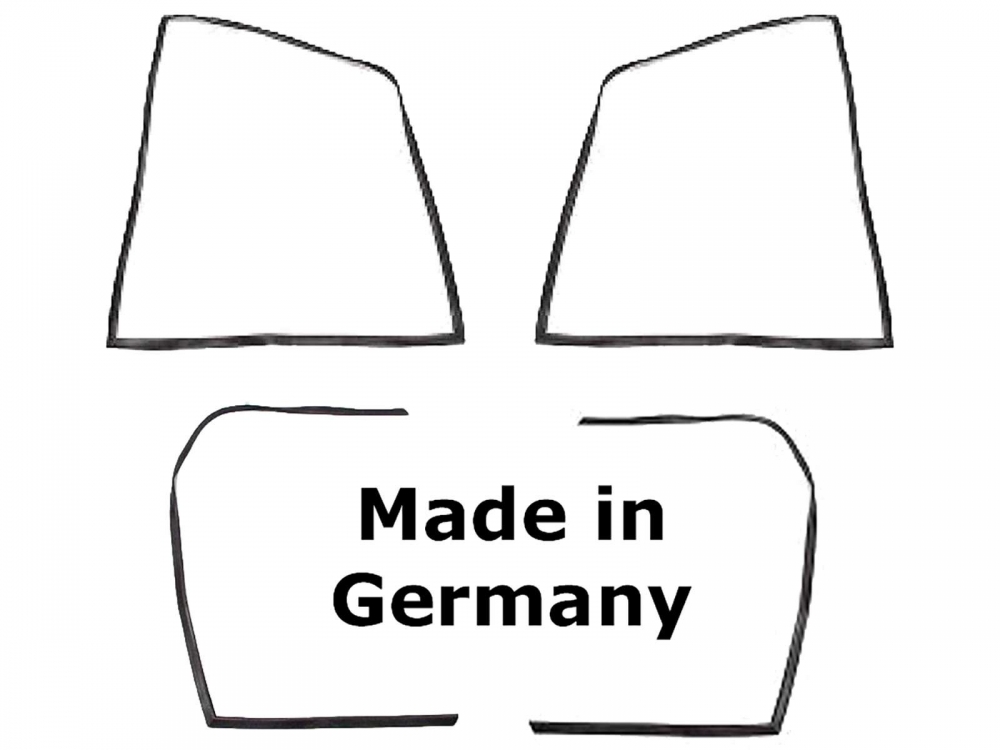 Citroen-2CV - 2CV, deurafdichtingsset (Made in Germany). 2 x voordeur, 2x achterdeur. Geschikt voor Citr