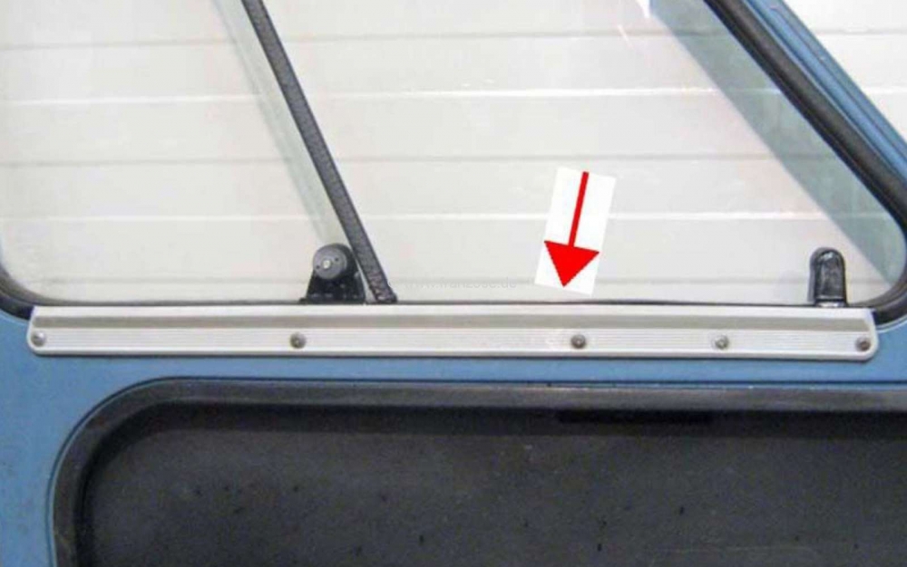 Peugeot - Schuifraamgeleider (1 paar) bodem, voor Citroën Dyane + Acadyane. Reproductie. Gemaakt in