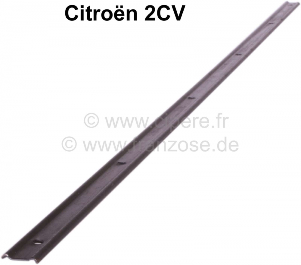Citroen-2CV - 2CV, voorruit: Metalen lijst om het voorruitrubber aan de deur te bevestigen. Geschikt voo