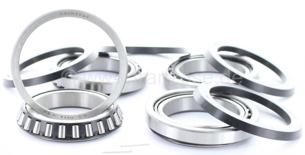 Citroen-2CV - Swingarmlagerset, geschikt voor Citroen 2CV, Dyane, Ami. Bestaande uit: 4x swingarmlager, 